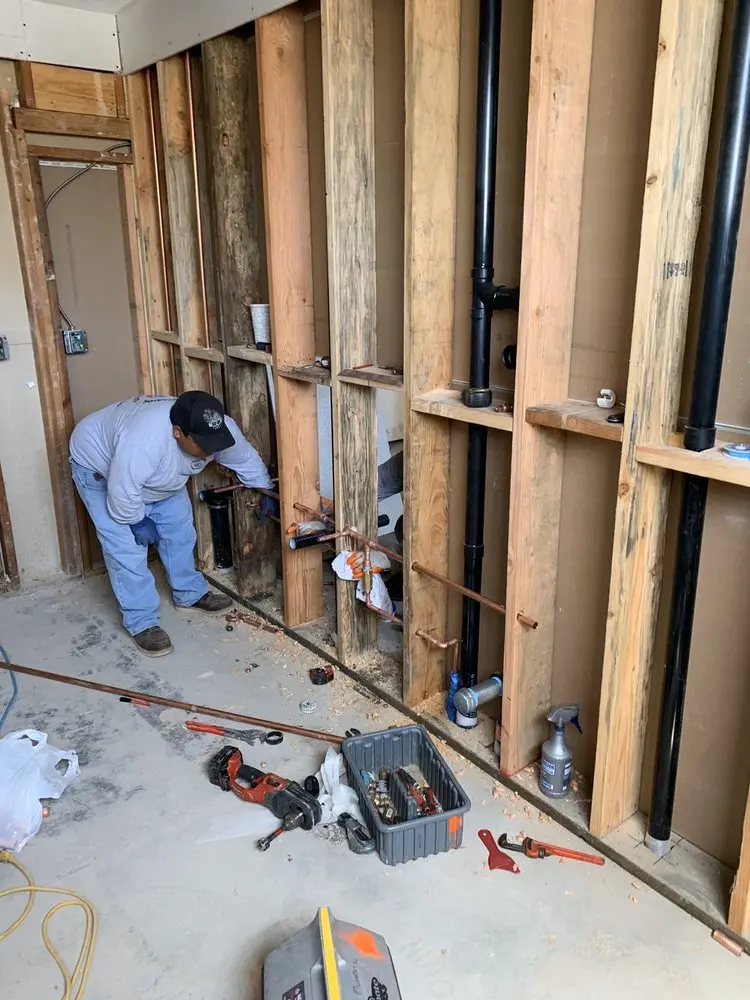Commercial rough-in plumbing for Water Heater Replacement in Sidney